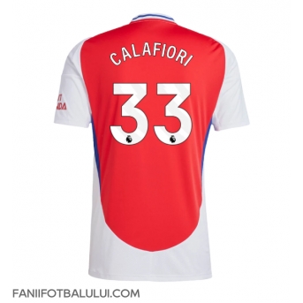 Arsenal Riccardo Calafiori #33 Tricou Fotbal Replică 2024-25 Barbati Acasa
